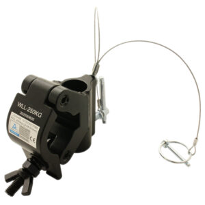 CJS Half Coupler 250kg/50mm to Attach TV Spigot Black