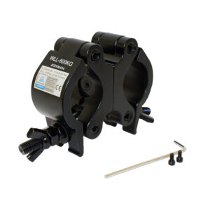 CJS Swivel Coupler 500kg/50mm Flexible Black