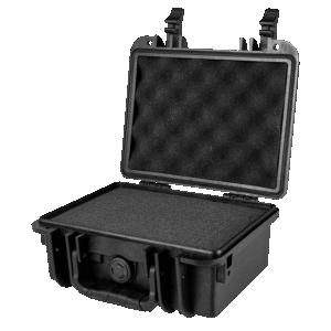 CLF – Tourcase 110 koffer, IP65, 249x216x115mm, incl. solid cube foam, black
