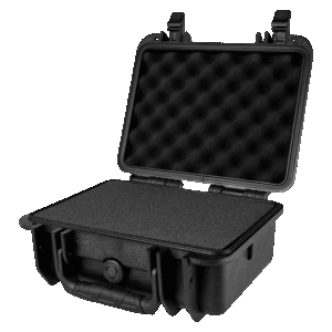 CLF – Tourcase 130 koffer, IP65, 308x269x150mm, incl. solid cube foam, black
