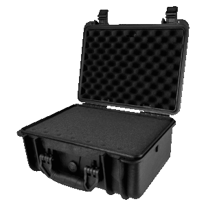 CLF – Tourcase 140 koffer, IP65, 410x342x204mm, incl. solid cube foam, black