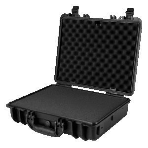 CLF – Tourcase 144 koffer, IP65, 479x415x150mm, incl. solid cube foam, black