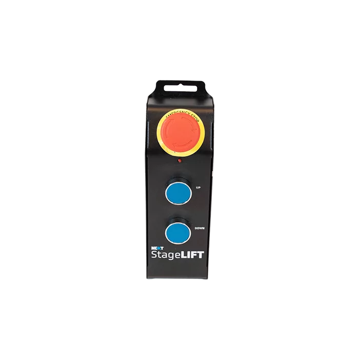 NSL-HC REMO Wired Remote Controller for NSL-HC04 AND -HC08, 2 Push Buttons Up-Down, Emergency Stop, DMX Cable 10 M included 
